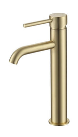 Aquarius RF-Series Tall Mono Basin Mixer Tap Brushed Brass AQRF08BB