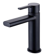 Aquarius Evolution Mono Basin Mixer Tap Matt Black AQEV1342