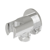 Aquarius Modern Round Wall Elbow & Shower Handset Holder Chrome AQ601012