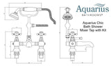 Aquarius Chic Bath Shower Mixer Tap