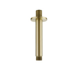 Aquarius RainLux 120MM Round Ceiling Shower Arm Brushed Brass AQRL03BB