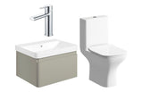 Aquarius Sophie 605mm Vanity Unit and WC Set with Finishes