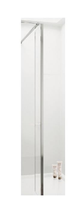 Aquarius LevAqua 300mm Wetroom Flipper Panel 8mm Glass AQLA300WSFP