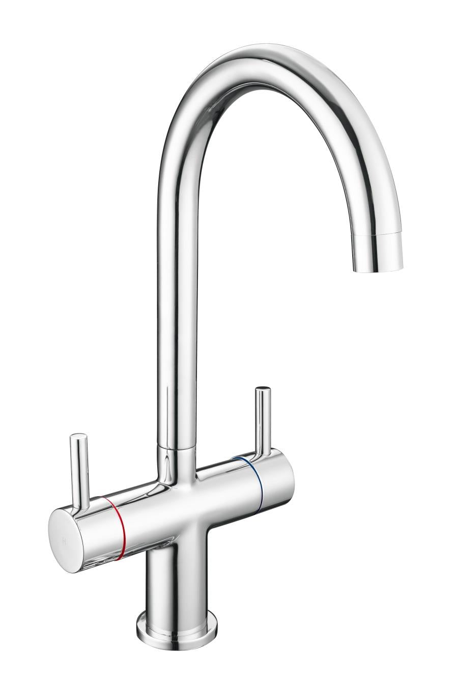 Aquarius TrueCook Series 77 Chrome Two Handle Kitchen Mixer Tap AQTK077