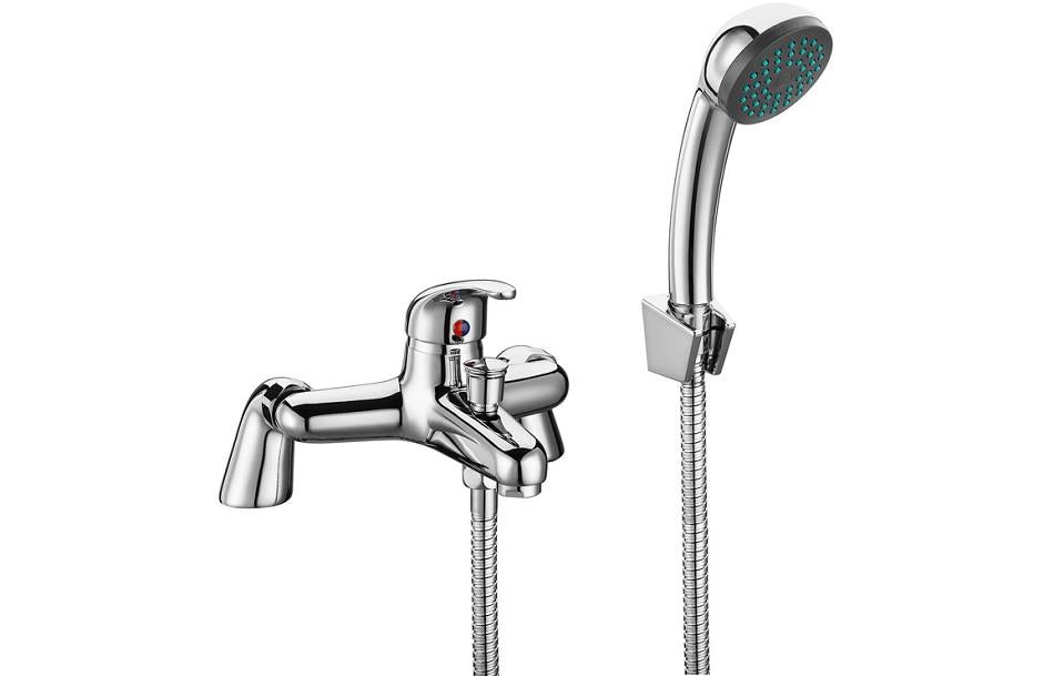 Aquarius QualEco Bath Shower Mixer Tap Inc Kit Chrome AQQE2216