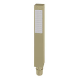 Aquarius Modern Square Shower Hand Set Brushed Brass AQ601044