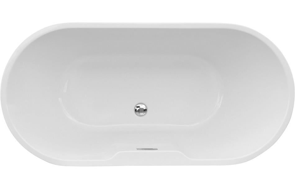 Aquarius Luxor Freestanding Luxury Deep Bath Tub 1655mm x 745mm x 580mm AQLX0076