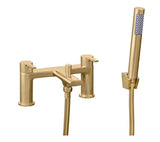 Aquarius Evolution Bath Shower Mixer Tap Brushed Brass AQEV1118