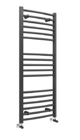 Aquarius Graph High Heat Output Curved Ladder Rail in Anthracite