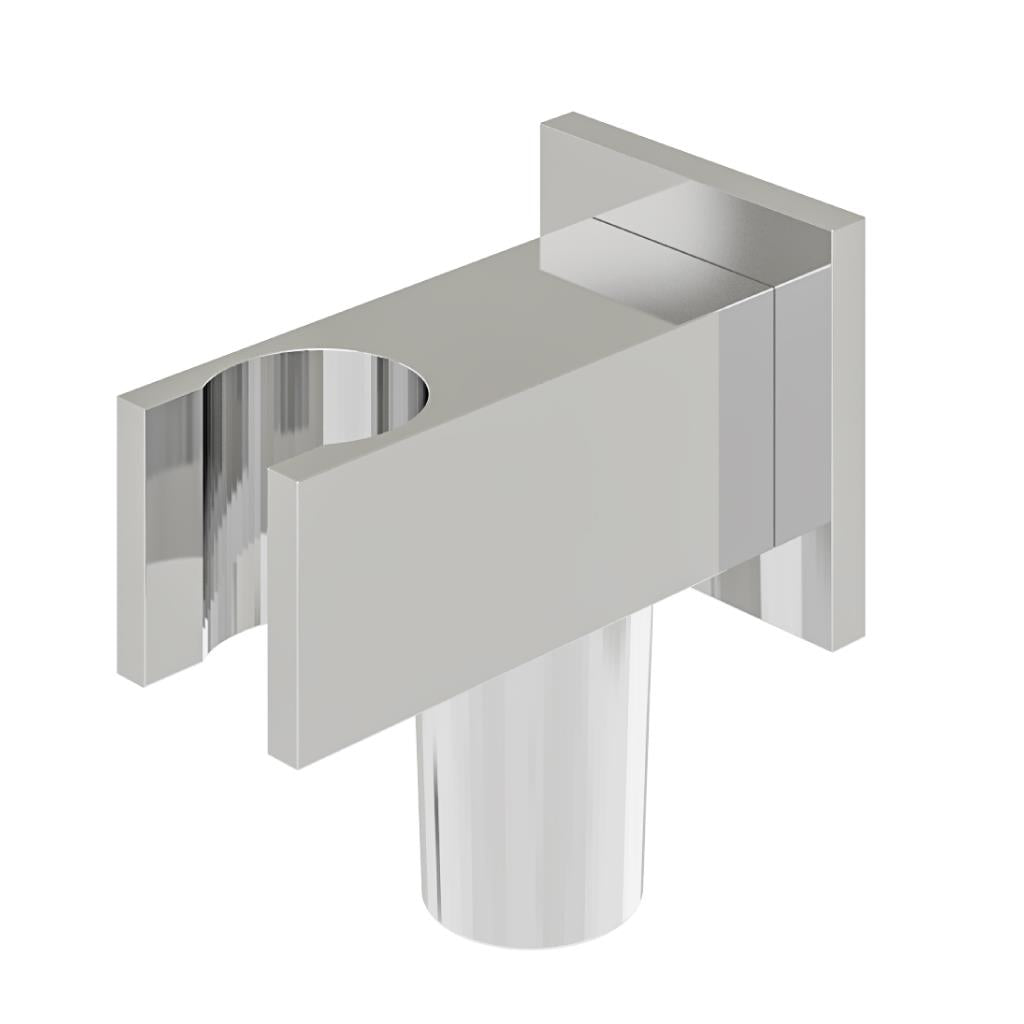 Aquarius Modern Square Wall Elbow & Shower Handset Holder Chrome AQ601032