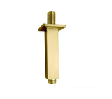 Aquarius RainLux 120MM Square Ceiling Shower Arm Brushed Brass AQRL04BB