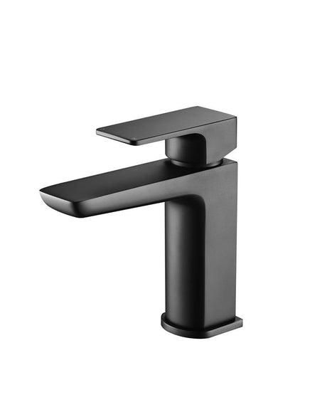 Aquarius Hydro Mono Basin Mixer Tap inc Waste Matt Black AQHY05MB