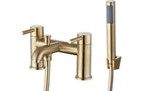 Aquarius Zanelli Bath Shower Mixer Brushed Brass AQ3014