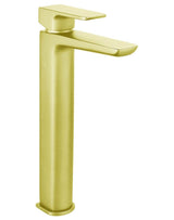 Aquarius Hydro Tall Mono Basin Mixer Tap Brushed Brass AQHY08BB