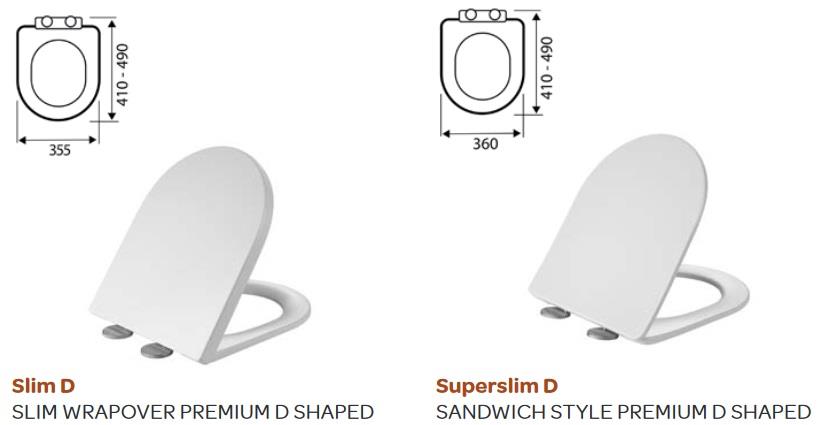 Aquarius K-Series Rimless Comfort Height Close Coupled Toilet, Cistern and Soft Close Seat AQKS535