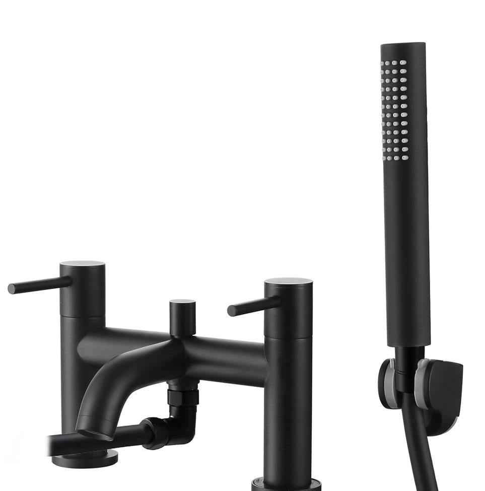 Aquarius RF-Series Bath Shower Mixer Tap inc Kit Matt Black AQRF04MB