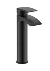 Aquarius Arc Tall Mono Basin Mixer Tap Matt Black AQAC08MB