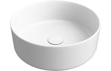 Aquarius V-Series 2 Round 0TH Vessel Wash Bowl 355mm Matt White AQVS0040