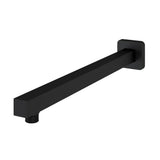 Aquarius Modern Square Fixed Over Head Shower Arm Matt Black AQ601034