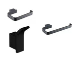 Aquarius FT 3 Piece Bathroom Accessory Pack Matt Black AQFT3PACKMB