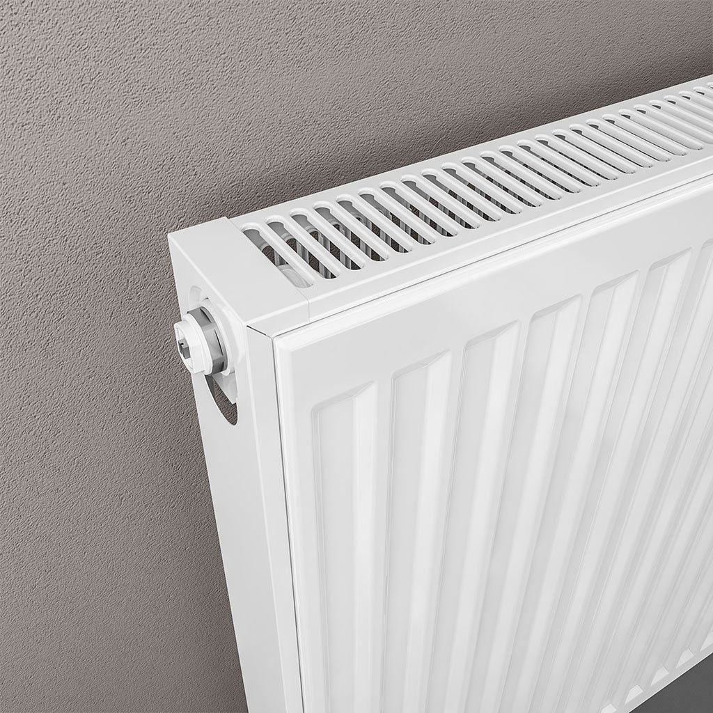 Aquarius Type 11 Compact Panel Radiator In Gloss White