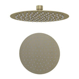 Aquarius Modern Round Over Head 8" Shower Head Brushed Brass AQ601022