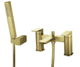 Aquarius Hydro Bath Shower Mixer Tap inc Kit Brushed Brass AQHY04BB