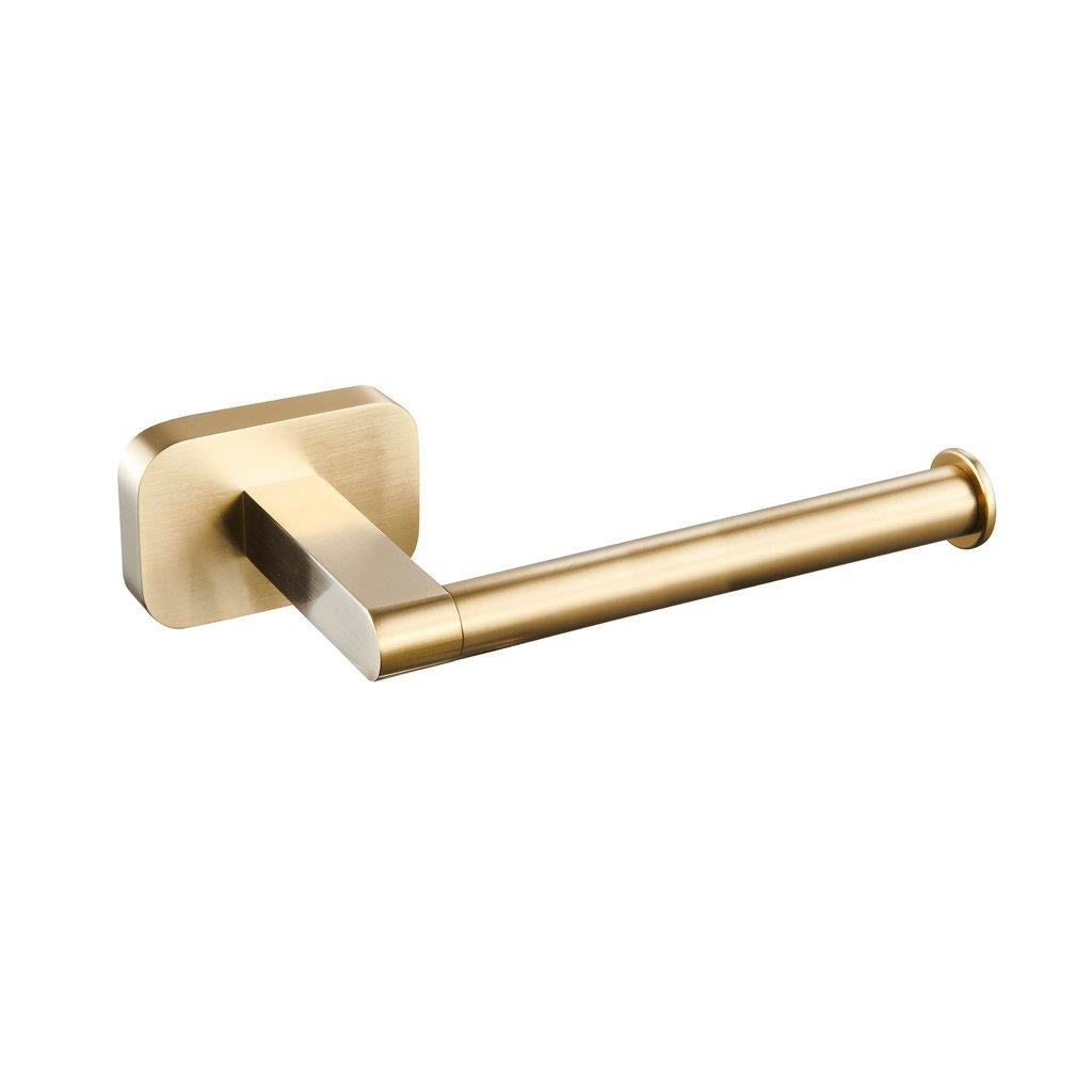 Aquarius Auro Toilet Roll Holder Brushed Brass AQAU52445