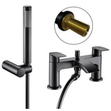 Aquarius Arc Bath Shower Mixer Tap with Shower Kit