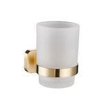 Aquarius Auro Single Tumbler Holder Brushed Brass AQAU52448