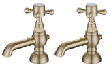 Aquarius Chic Bath Pillar Taps (Pair)