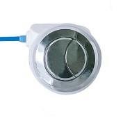 Chrome flush button option for the Aquarius Laura back to wall toilet bundle