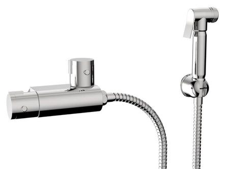 Aquarius FT Shattaf Douche Kit with Thermostatic Mini Valve Chrome AQFT82CR