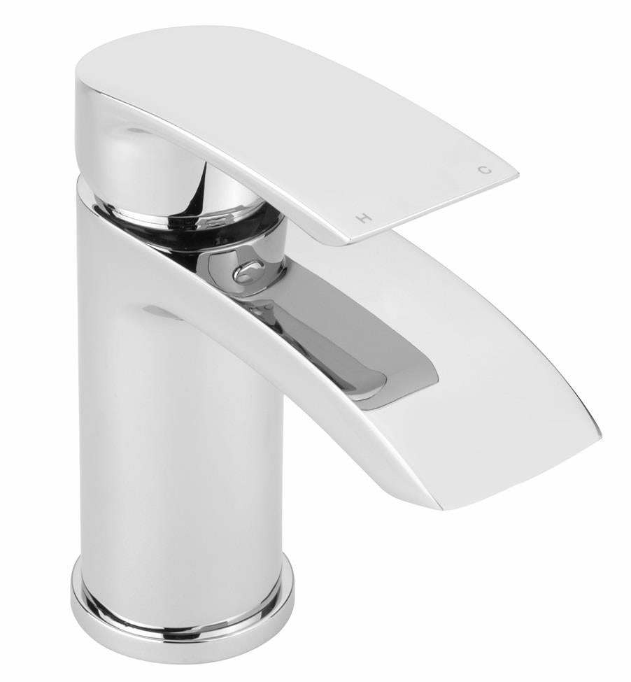 Aquarius Arc Mono Basin Mixer Tap inc Waste Chrome AQAC05CR