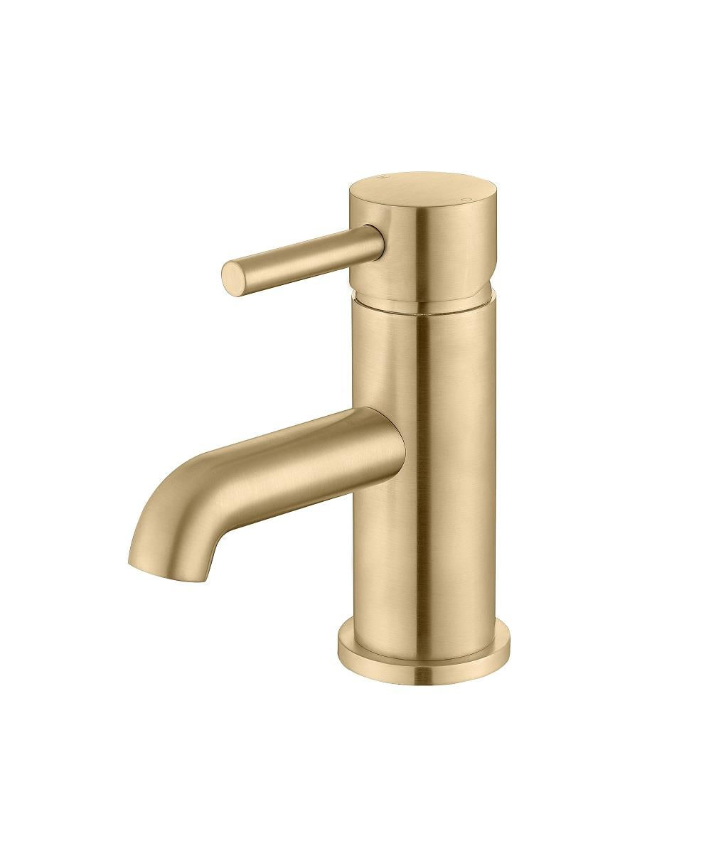 Aquarius Zanelli Mono Basin Tap Brushed Brass AQ3084