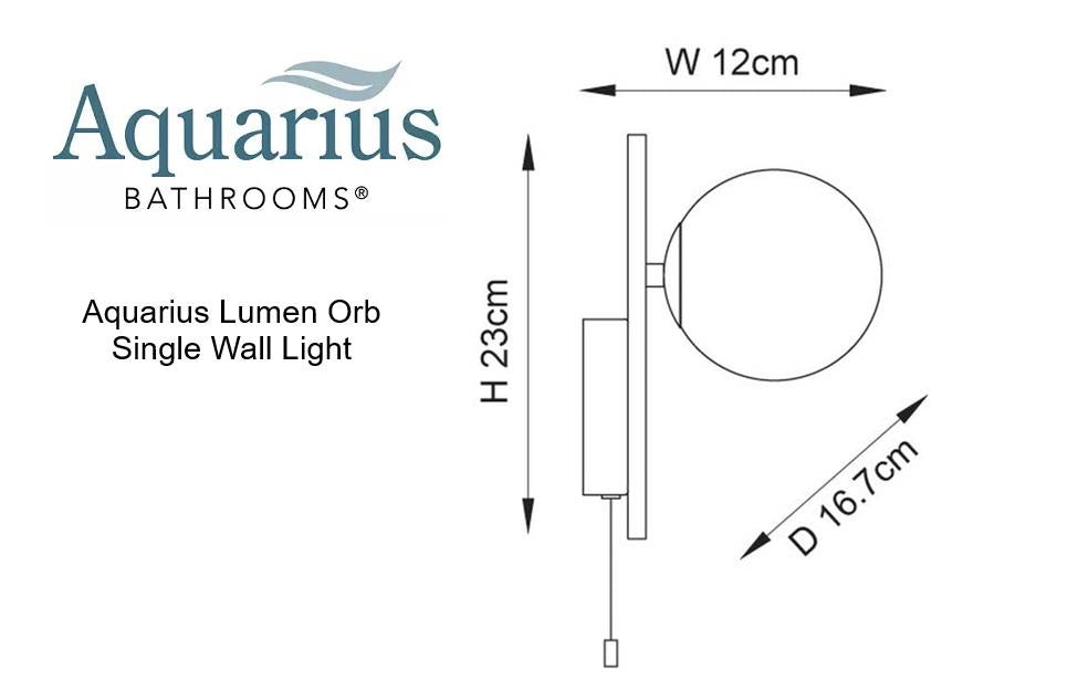 Aquarius Lumen Orb Trio Ceiling Light