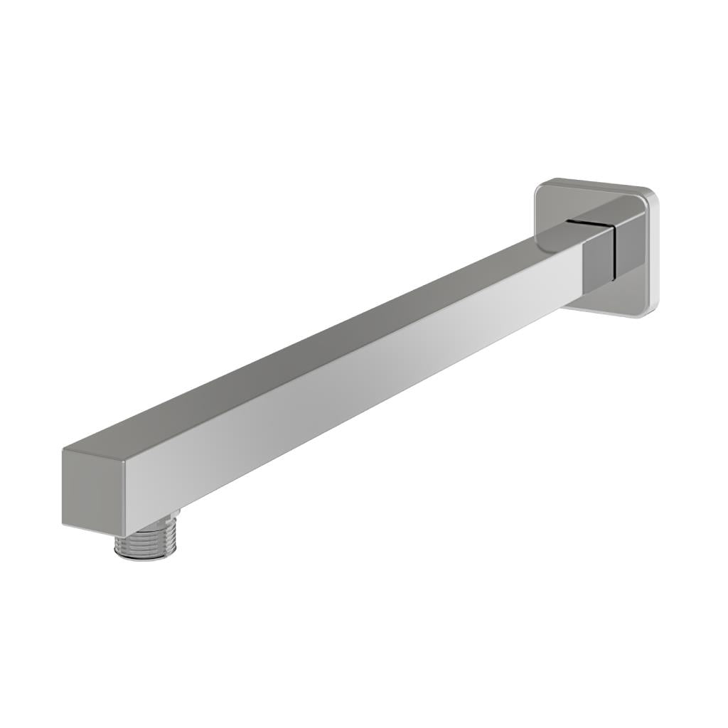 Aquarius Modern Square Fixed Over Head Shower Arm Chrome AQ601027