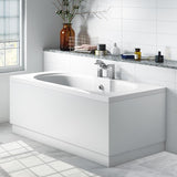 Aquarius Halite Waterproof Front Bath Panel White Gloss 1500mm