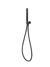 Aquarius RainLux Integrated Outlet Round Handheld Shower Kit Matt Black AQRL12MB