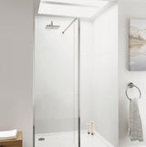 Aquarius LevAqua Wetroom Screen 8mm Easy Clean Glass