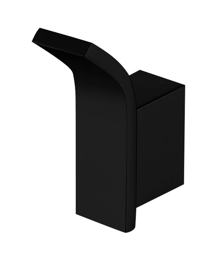 Aquarius FT Robe Hook Matt Black AQFT38MB