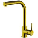 Aquarius TrueCook Series 4 Brushed Gold Pull Out Single Lever Kitchen Mixer Tap AQTK004BG