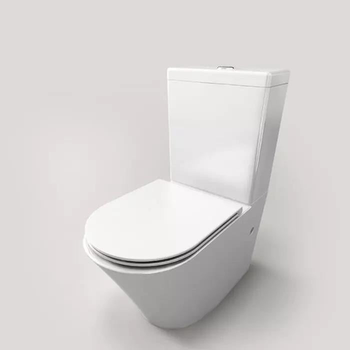 Aquarius KF-Series Rimless Close Coupled Pan, Cistern and Soft Close Seat