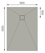 Aquarius LevAqua Wetroom Tray with End Drain Complete Kit