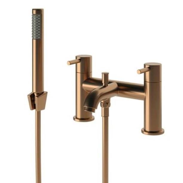 Aquarius Zanelli Bath Shower Mixer Tap with Shower Kit