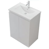 Aquarius Halite Waterproof White Vanity Unit and 1TH Basin