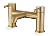 Aqaurius Zanelli Bath Filler Brushed Brass AQ3064