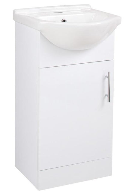 Aquarius View 450mm Vanity Unit and Close Coupled WC Toilet Set AQVW2558