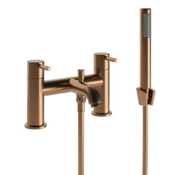 Aquarius Zanelli Bath Shower Mixer Tap with Shower Kit