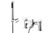 Aquarius Arc Bath Shower Mixer Tap inc Kit Chrome AQAC04CR